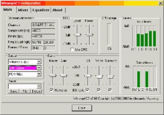 WinampAC3 Screenshot