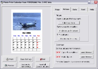 PhotoCalendar Screenshot