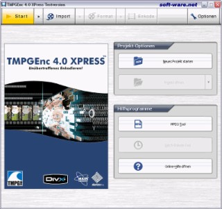 TMPGEnc XPress Screenshot