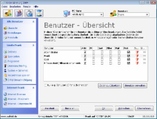 Kindersicherung Screenshot