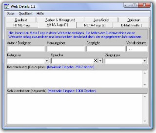 WebDetails Screenshot