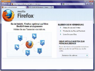 Firefox 5 Screenshot