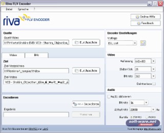 FLV Encoder Screenshot