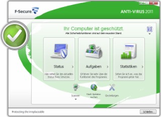 F-Secure Anti-Virus Screenshot