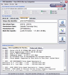 DVD Identifier Screenshot