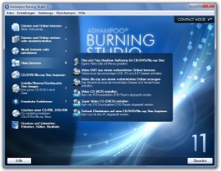 Burning Studio Screenshot