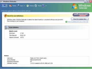 Windows Defender Screenshot