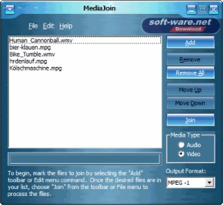 MediaJoin Screenshot