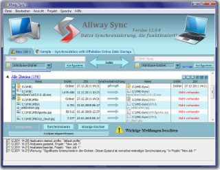 Allway Sync Screenshot