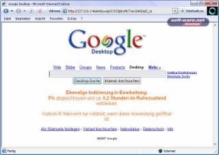 Google Desktop Screenshot