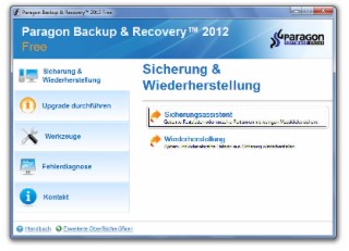 Backup & Recovery Screenshot