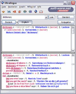 Ultralingua Engl. Screenshot