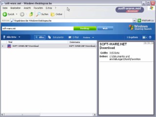 Win-Desktopsuche Screenshot