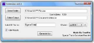 Folder2Iso Screenshot