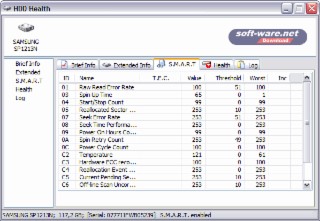 HDD Health Screenshot