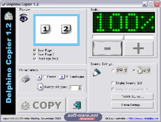 Delphino Copier Screenshot