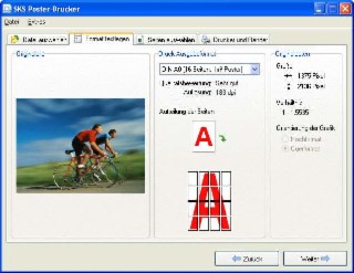 Poster-Drucker Screenshot