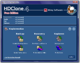 HDClone Screenshot