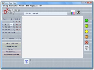 Secure Diary Screenshot