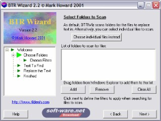 BTR Wizard Screenshot