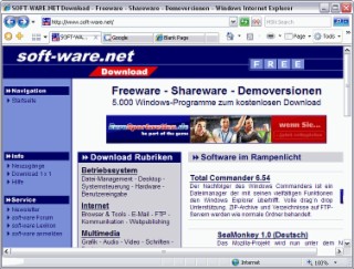 Internet Explorer 7 Screenshot