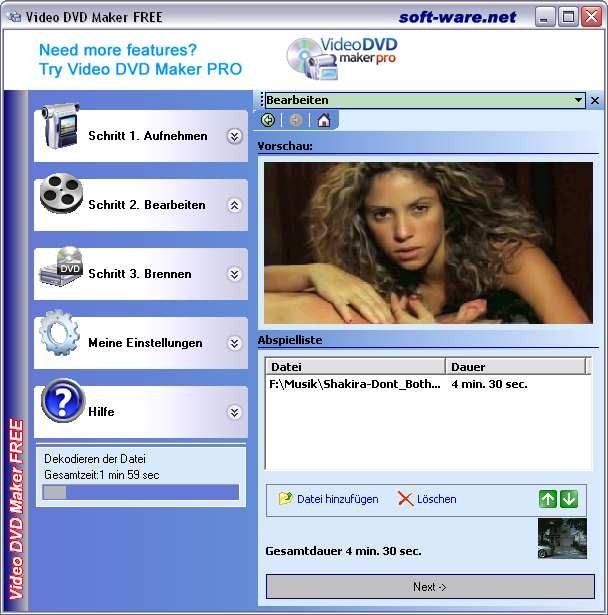 Video DVD Maker Screenshot