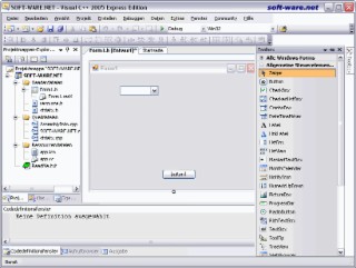 Visual C++ 2005 Screenshot