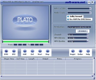 DVD to MP3 Screenshot