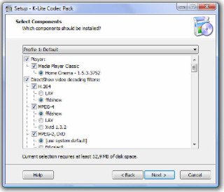 K-Lite Codecs Screenshot