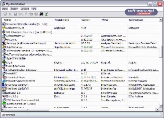 MyUninstaller Screenshot
