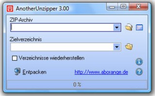 AnotherUnzipper Screenshot