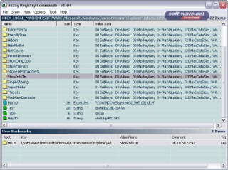 Registry Commander Screenshot