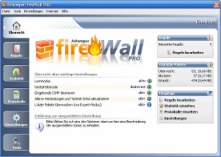 Ashampoo Firewall Screenshot