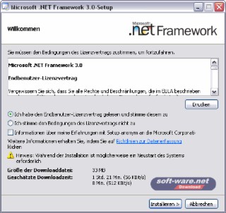 .NET Framework 3 Screenshot