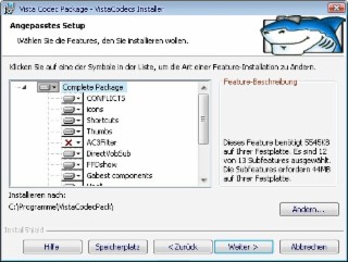 Vista Codec Pack Screenshot
