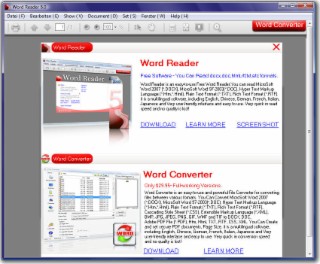 Word Reader Screenshot