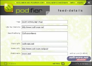 podifier Screenshot