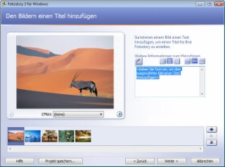 Fotostory 3 Screenshot