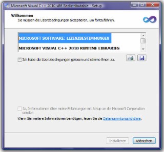 Visual C++ 2010 Screenshot