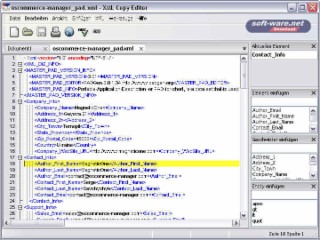 XML Copy Editor Screenshot