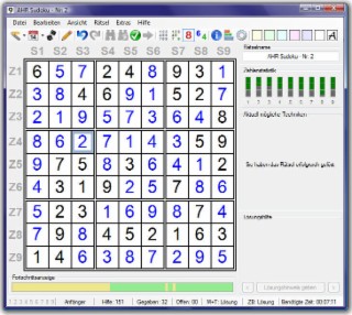 AHR Sudoku Screenshot