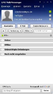 GMX Messenger Screenshot