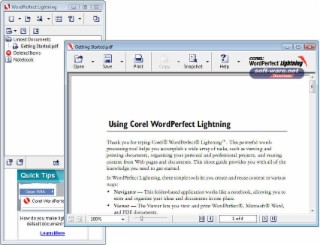 Corel Lightning Screenshot