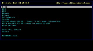 Ultimate Boot CD Screenshot