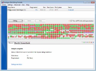 Disk Defrag Screenshot