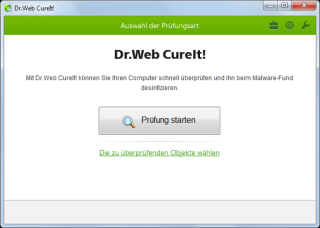 Dr.Web CureIt Screenshot