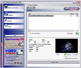FLV Constructor Screenshot