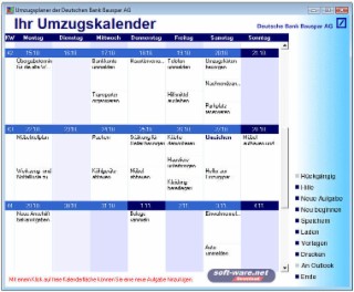 Umzugsplaner Screenshot