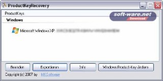 ProductKeyRecovery Screenshot