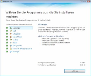 Windows Live Screenshot